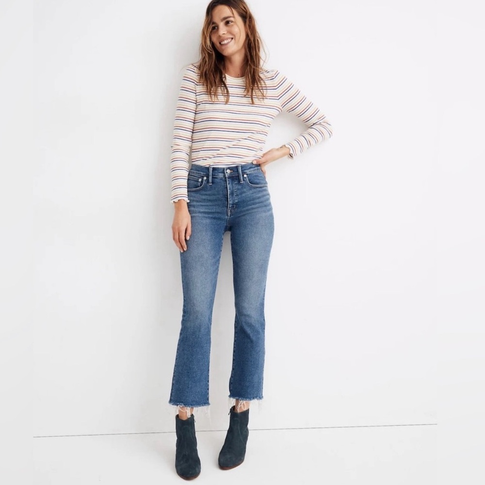 Madewell Cali Demi boot Jeans